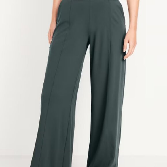 Old Navy High-Waisted PowerSoft Trouser Pants - Picture 1 of 7